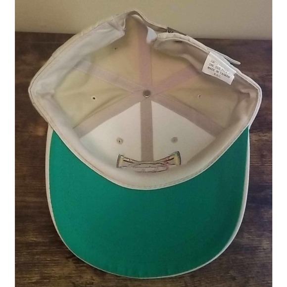 Saint Louis Arch Colorful Unique Tan Flat Bill Hat - Adjustable - Picture 3 of 3